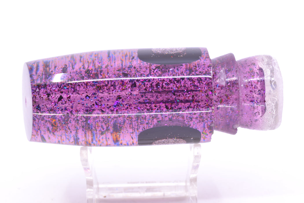 Joe Yee Lures by KEGZ Transparent Purple Rainbow Flake Medium Plunger 12" 4.5oz
