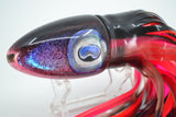 LS Lures Calamari Squid Hoonani 12" 9oz Skirted Black-Pink