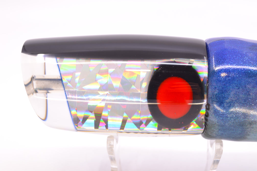 Joe Yee Lures by KEGZ Silver Rainbow Flake Black Back Eyes 501 12" 6.7oz FT Vinyl