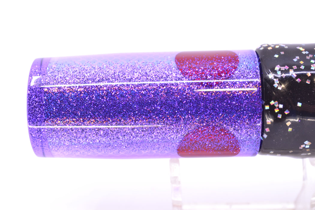 TANTRUM Lures Purple Rainbow Scale Medium AMN 9" 4.3oz Skirted Black/Purple GZE