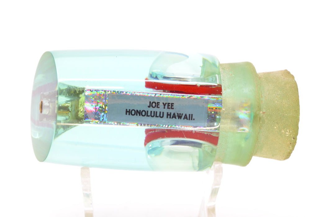 Joe Yee Ice Blue Rainbow Swirl Teddy Bear Eyes 501 12" 5oz