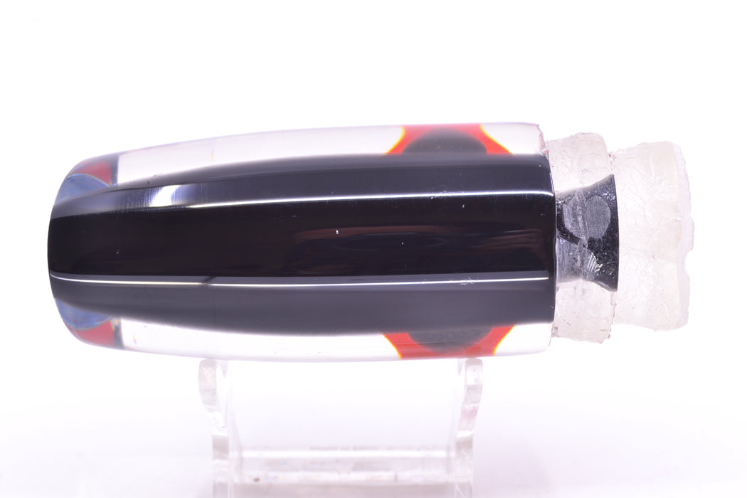Joe Yee Lures by KEGZ Silver Rainbow Flake Black Back Medium Plunger 12" 4.5oz