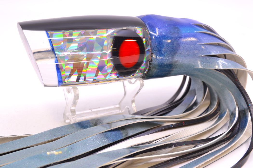 Joe Yee Lures by KEGZ Silver Rainbow Flake Black Back Eyes 501 12" 6.7oz FT Vinyl