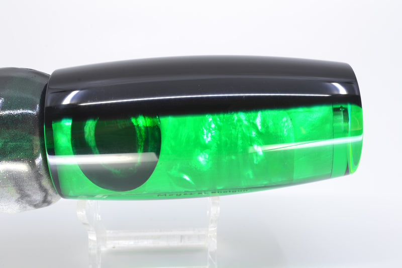 Moyes Lures Green MOP Black Back Taxi Eyes XL Shotgun 14" 11oz FT Vinyl Green Tiger GZE
