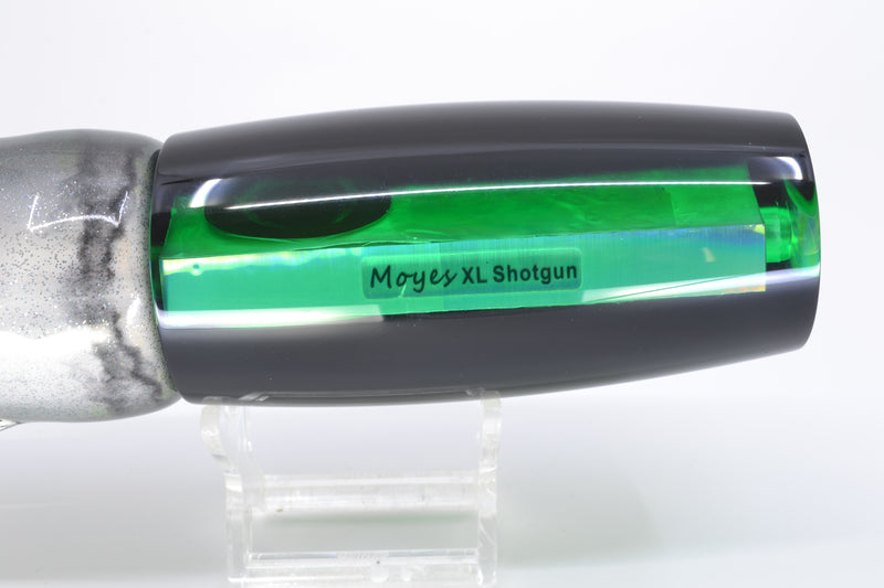 Moyes Lures Green MOP Black Back Taxi Eyes XL Shotgun 14" 11oz FT Vinyl Green Tiger GZE