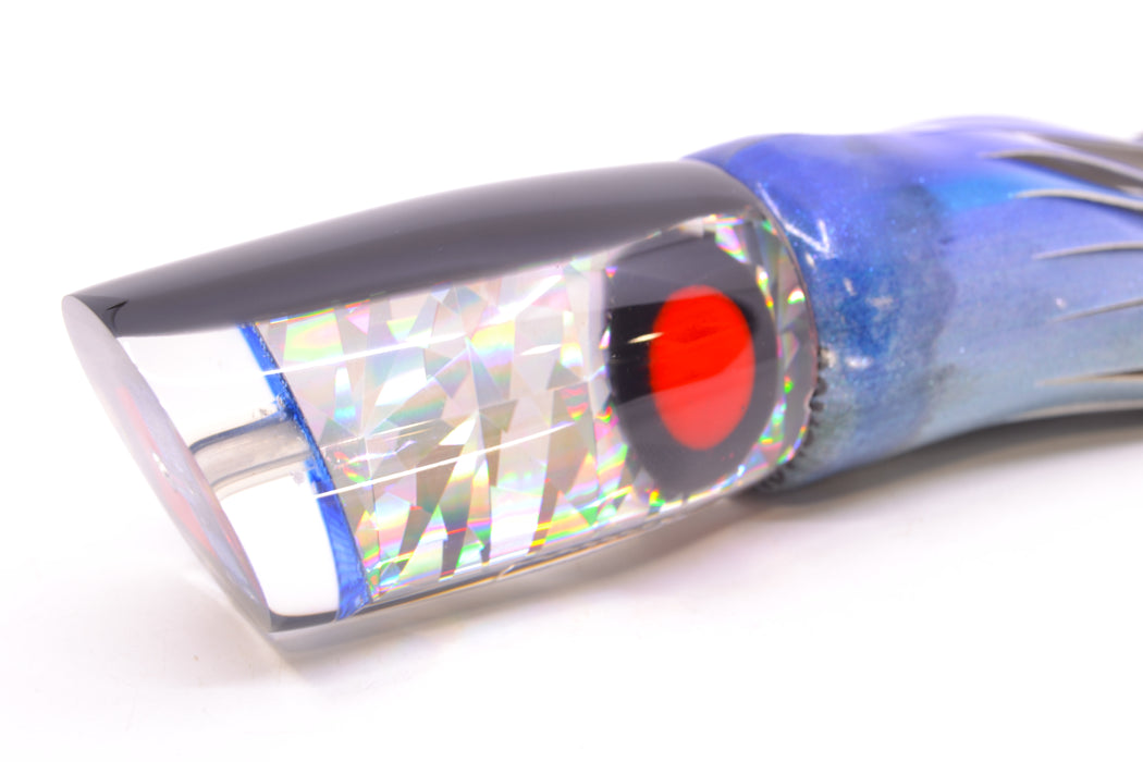 Joe Yee Lures by KEGZ Silver Rainbow Flake Black Back Eyes 501 12" 6.7oz FT Vinyl