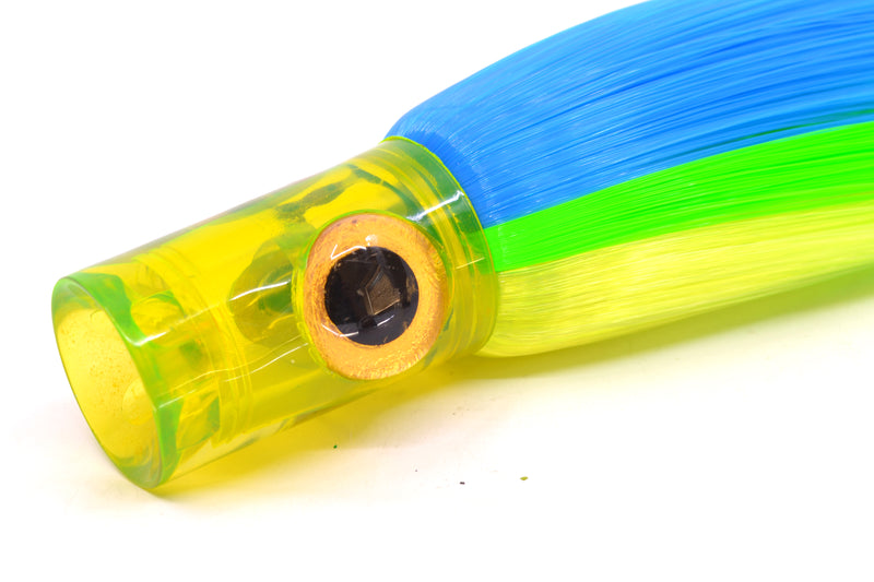 Iland Lures “Mahi” Blue-Green-Chart Hair Chart Head Iland Express 10.5" 3oz EX226-EBL/EGR/CH