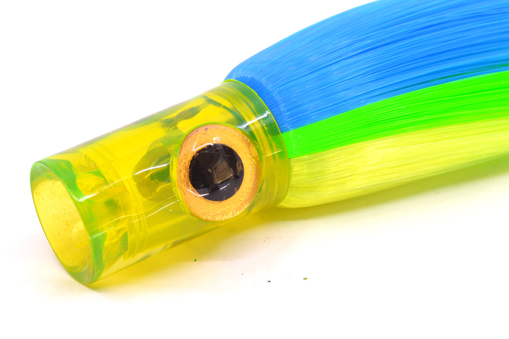 Iland Lures Blue-Green-Chart Hair Chart Head Iland Express 10.5" 3oz EX226-EBL/EGR/CH GZE