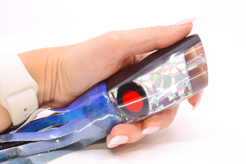 Joe Yee Lures by KEGZ Silver Rainbow Flake Black Back Eyes 501 12" 6.7oz FT Vinyl