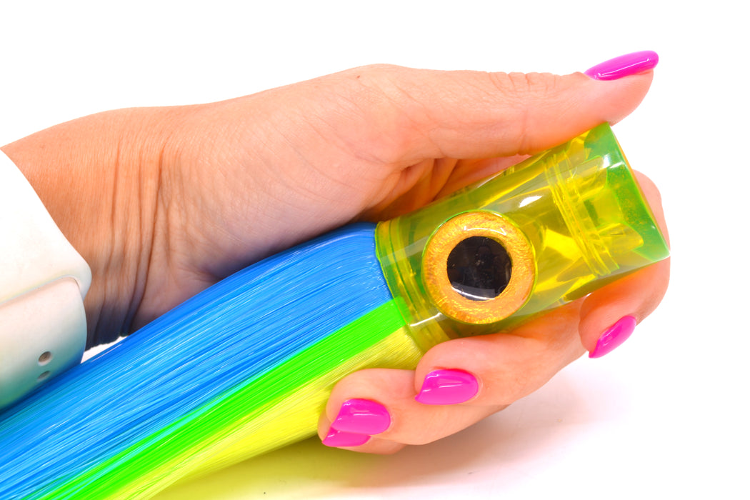 Iland Lures Blue-Green-Chart Hair Chart Head Iland Express 10.5" 3oz EX226-EBL/EGR/CH GZE