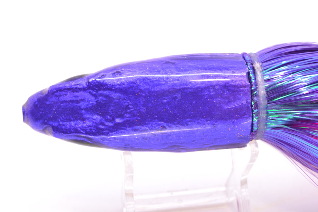 Ali'i Kai Lures Purple-Silver Malolo 12" 10oz Strobez Purple-White/Pink