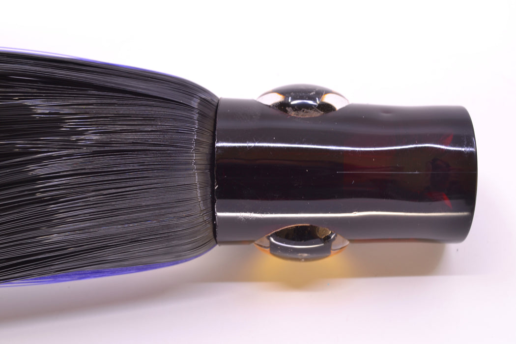 Iland Lures Black-Purple-Crystal Hair Black Head Iland Express 10.5" 3oz EX225-BK/PL/CY GZE