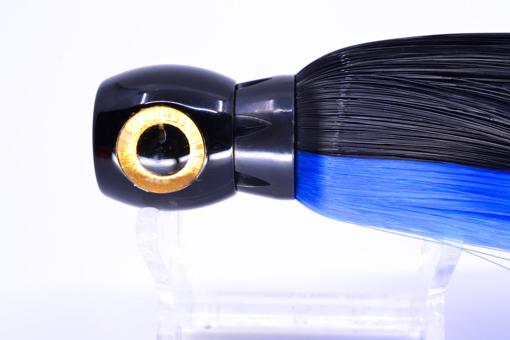 Iland Lures Black-Blue Hair Black Head Sea Star 6.75" 1.5oz SS705-BK/BL