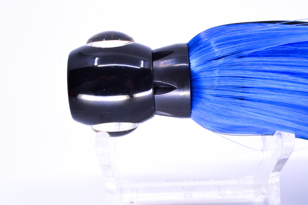 Iland Lures Black-Blue Hair Black Head Sea Star 6.75" 1.5oz SS705-BK/BL