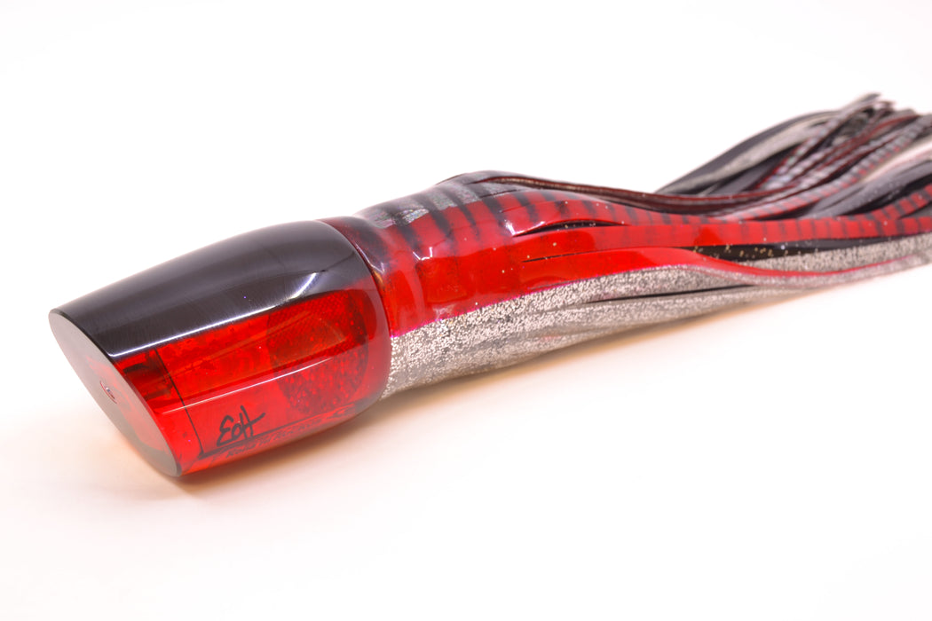 Marlin Magic Red Awabi Black Back Red Eyes Ruckus 12" 11oz Skirted Red Aurora