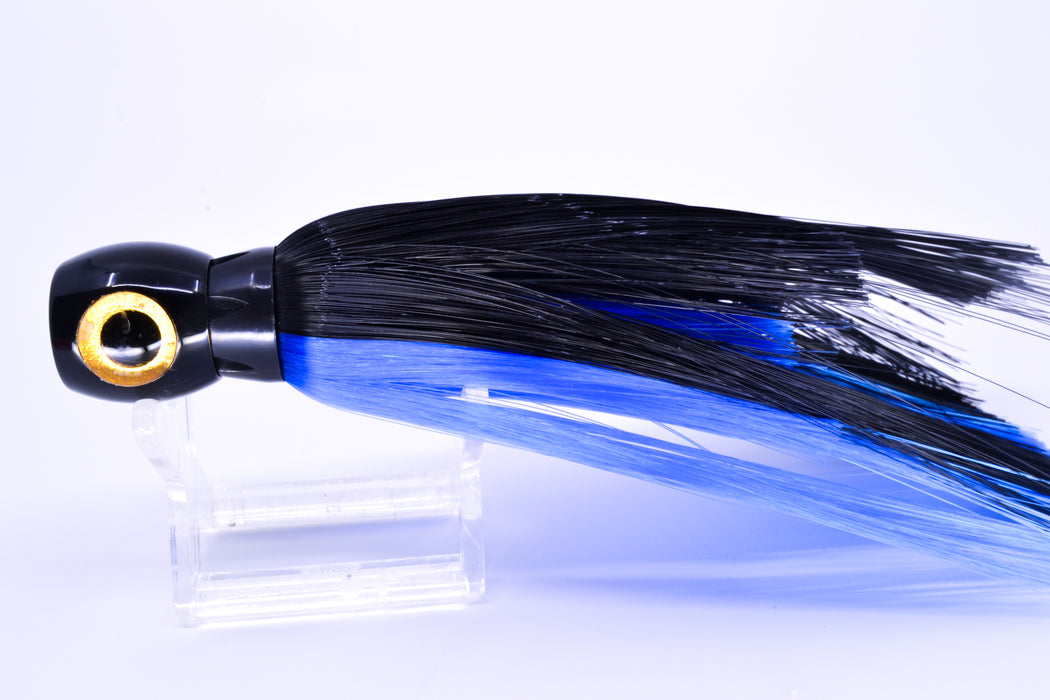 Iland Lures Black-Blue Hair Black Head Sea Star 6.75" 1.5oz SS705-BK/BL