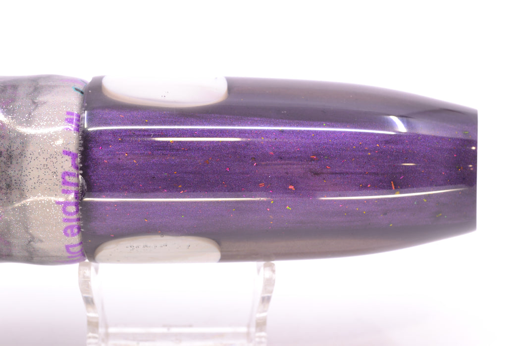 Joe Yee Lures by KEGZ Purple Pearl Real Shell Eyes Super Plunger 14" 10.2oz FT Vinyl