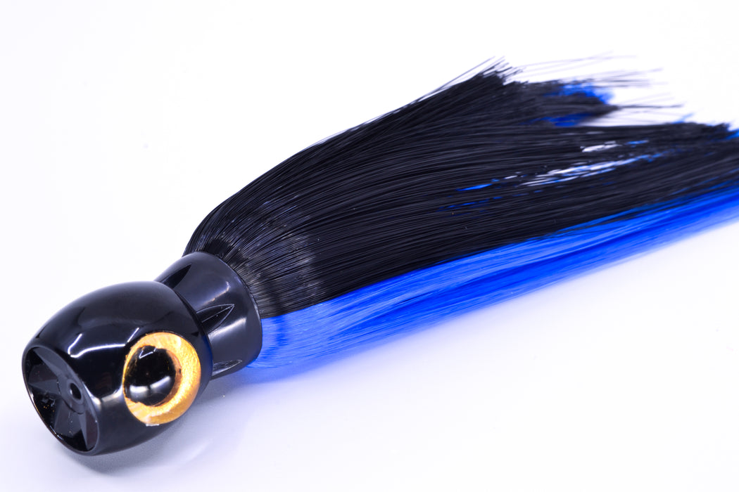 Iland Lures Black-Blue Hair Black Head Sea Star 6.75" 1.5oz SS705-BK/BL