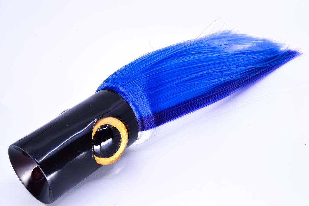 Iland Lures Blue-Purple-Crystal Hair Black Head Iland Express 10.5" 3oz EX225-BL/PL/CY