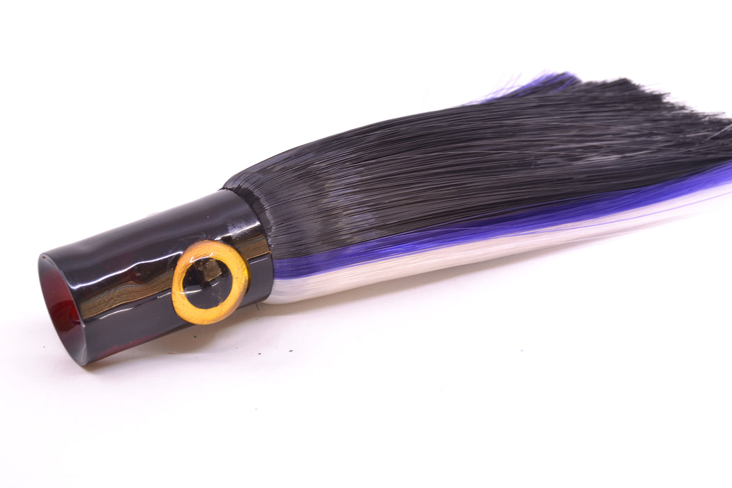 Iland Lures Black-Purple-Crystal Hair Black Head Iland Express 10.5" 3oz EX225-BK/PL/CY GZE