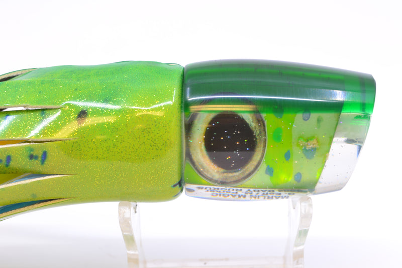 Marlin Magic Mahi MOP Green Back Baby Ruckus 10" 6.3oz FT Vinyl Mahi *DEFECT*