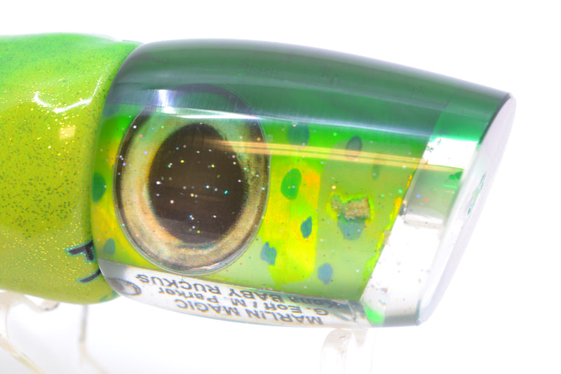 Marlin Magic Mahi MOP Green Back Baby Ruckus 10" 6.3oz FT Vinyl Mahi *DEFECT*