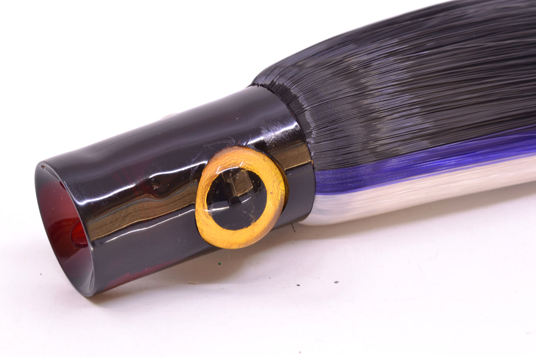 Iland Lures Black-Purple-Crystal Hair Black Head Iland Express 10.5" 3oz EX225-BK/PL/CY GZE