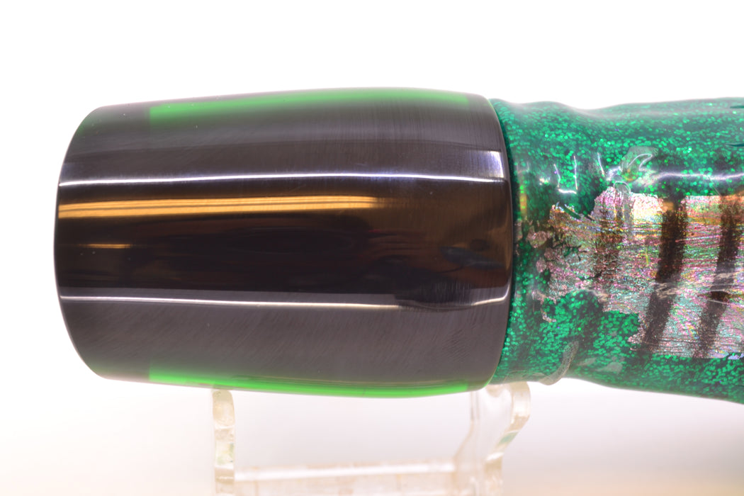 Marlin Magic Green MOP Black Back Taxi Eyes Ruckus 12" 11oz Skirted Green Aurora