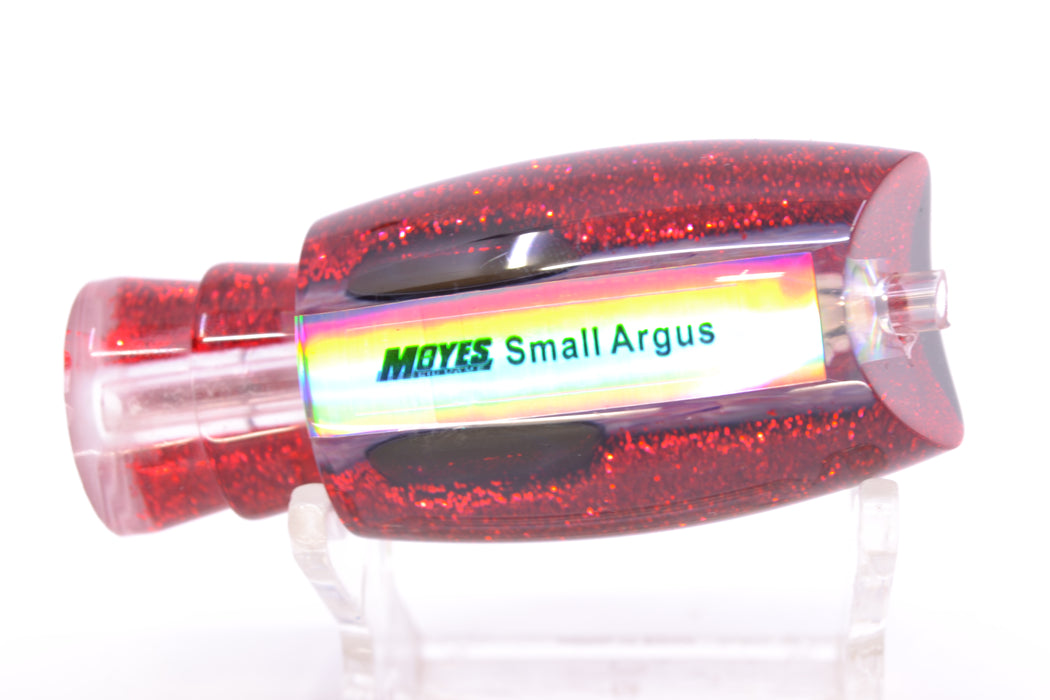 Moyes Lures Rainbow MOP Black-Red Back Taxi Eyes Small Argus 9" 2oz