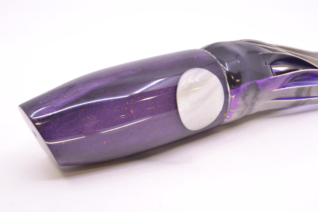 Joe Yee Lures by KEGZ Purple Pearl Real Shell Eyes Super Plunger 14" 10.2oz FT Vinyl