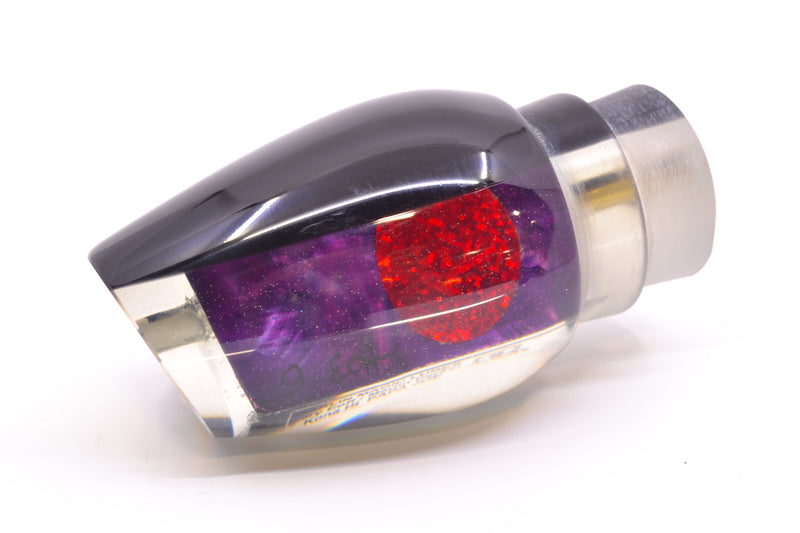 Marlin Magic Purple MOP Black Back Red Eyes Papa Joe 16" 14.2oz