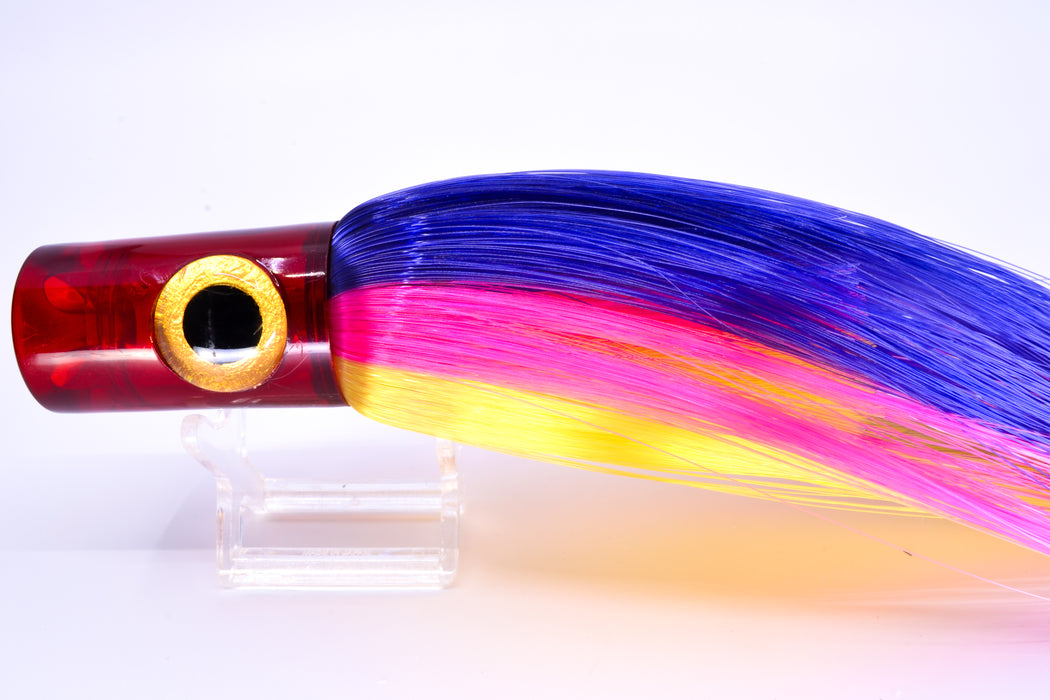 Iland Lures Purple-Pink-Yellow Hair Red Head Iland Express 10.5" 3oz EX223-PL/PK/YL