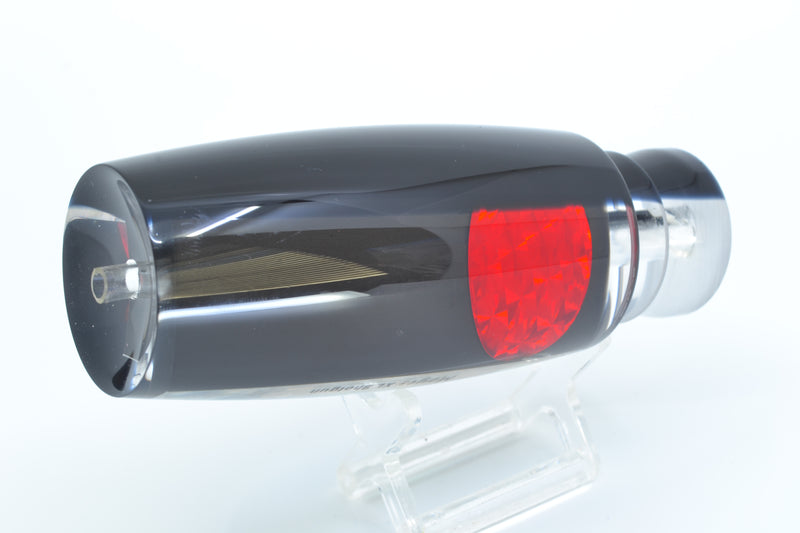 Moyes Lures Black Pearl Black Back Red Eyes XL Shotgun 14" 8oz GZE