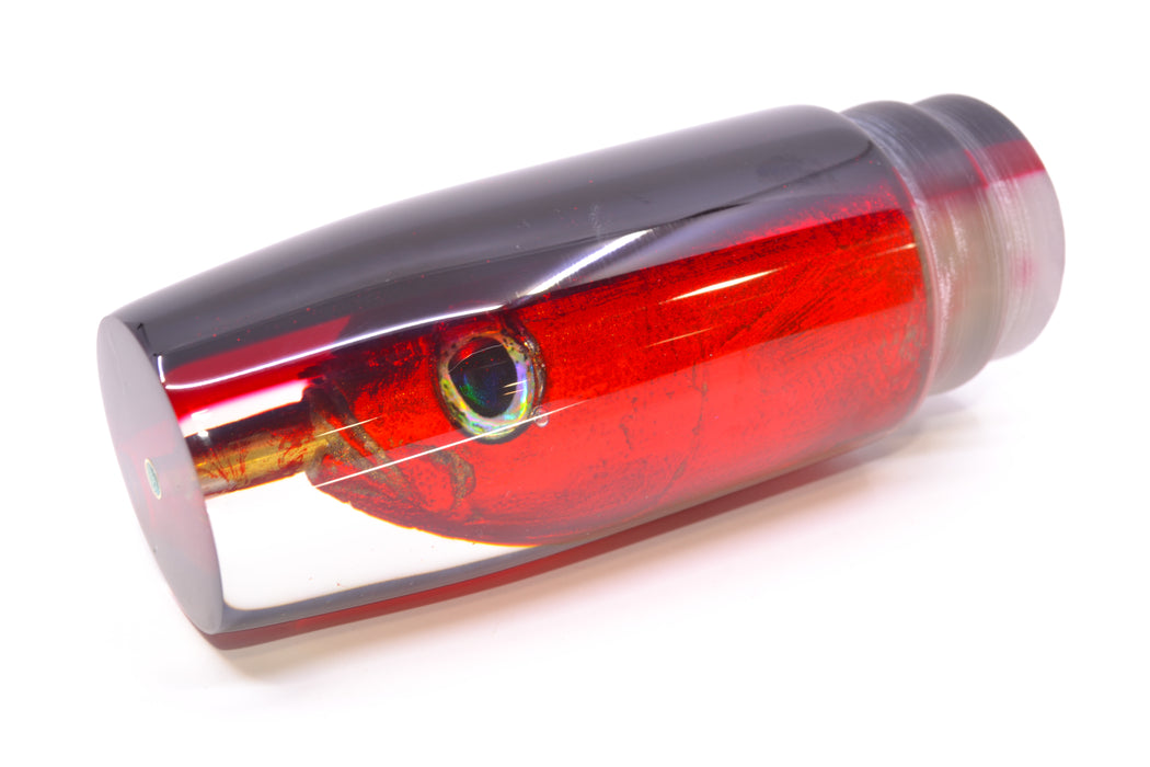 Ali'i Kai Lures Red Opelu Black-Red Back Large Hard Head 14" 8.3oz GZE