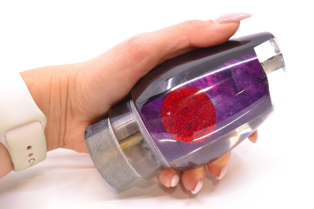 Marlin Magic Purple MOP Black Back Red Eyes Papa Joe 16" 14.2oz