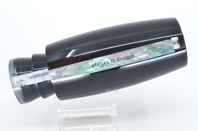 Moyes Lures Black Pearl Black Back Red Eyes XL Shotgun 14" 8oz GZE