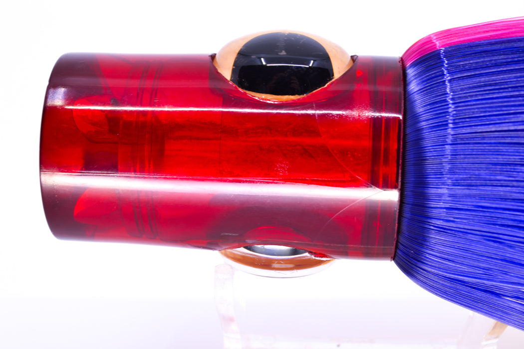 Iland Lures Purple-Pink-Yellow Hair Red Head Iland Express 10.5" 3oz EX223-PL/PK/YL