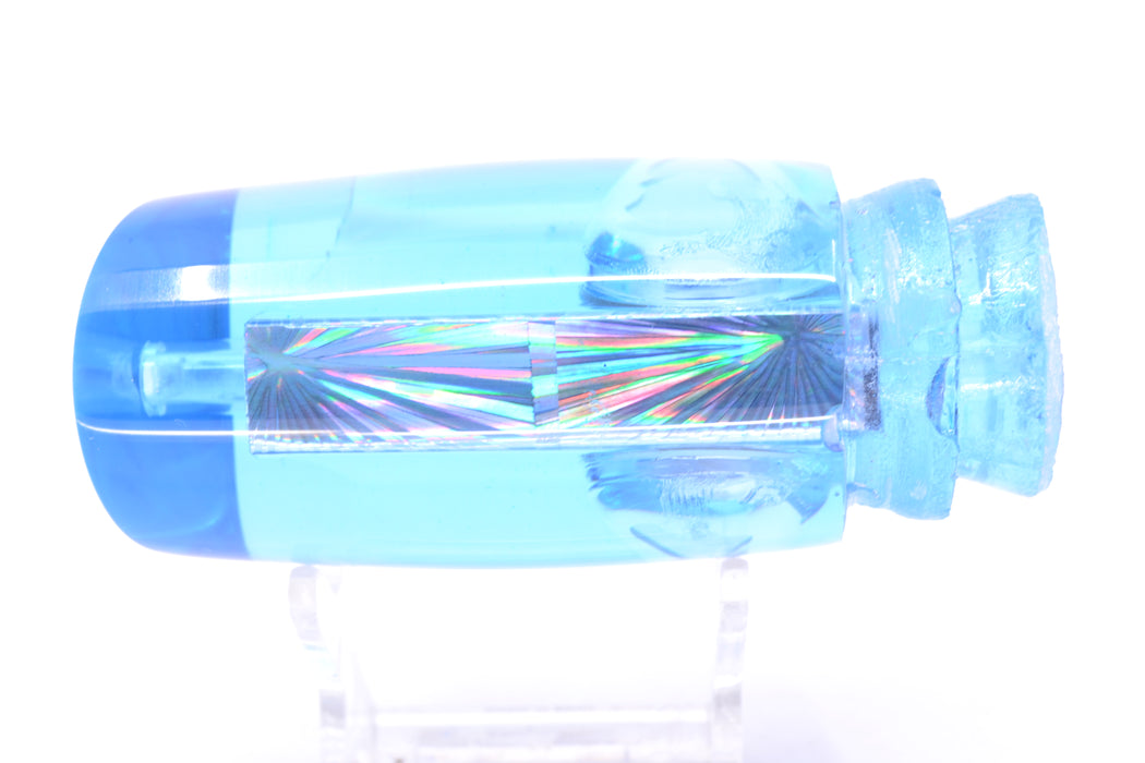 Joe Yee Lures by KEGZ Ice Blue Rainbow Starburst Doll Eyes 501 12" 5oz
