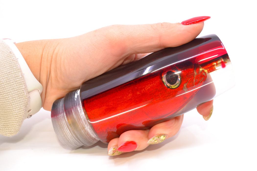 Ali'i Kai Lures Red Opelu Black-Red Back Large Hard Head 14" 8.3oz GZE