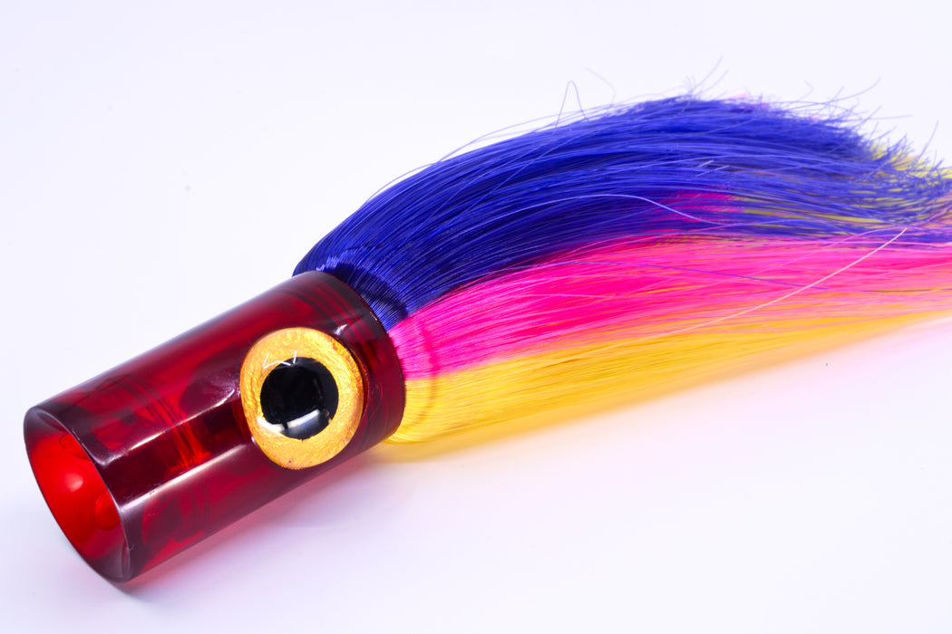 Iland Lures Purple-Pink-Yellow Hair Red Head Iland Express 10.5" 3oz EX223-PL/PK/YL