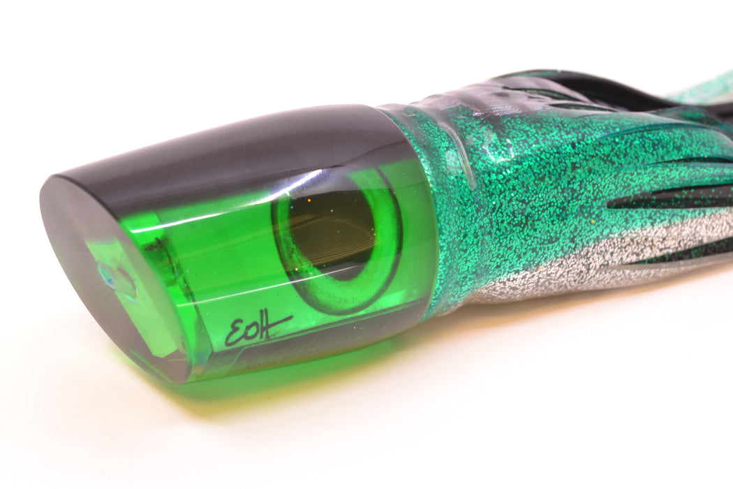 Marlin Magic Green MOP Black Back Taxi Eyes Ruckus 12" 11oz Skirted Green Aurora