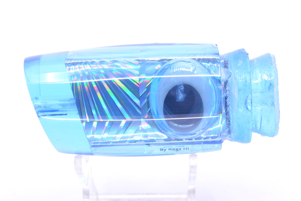 Joe Yee Lures by KEGZ Ice Blue Rainbow Starburst Doll Eyes 501 12" 5oz