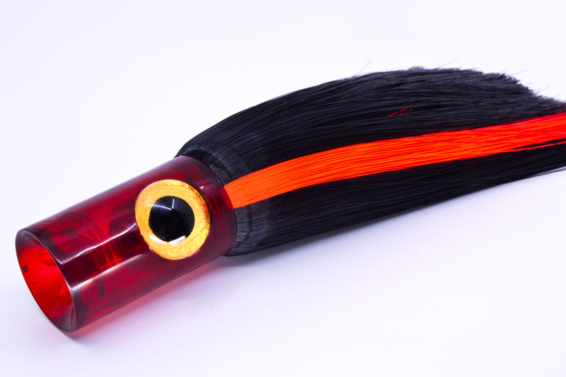 Iland Lures Black-Red Stripe Hair Red Head Iland Express 10.5" 3oz EX223-BK/ERD/BK