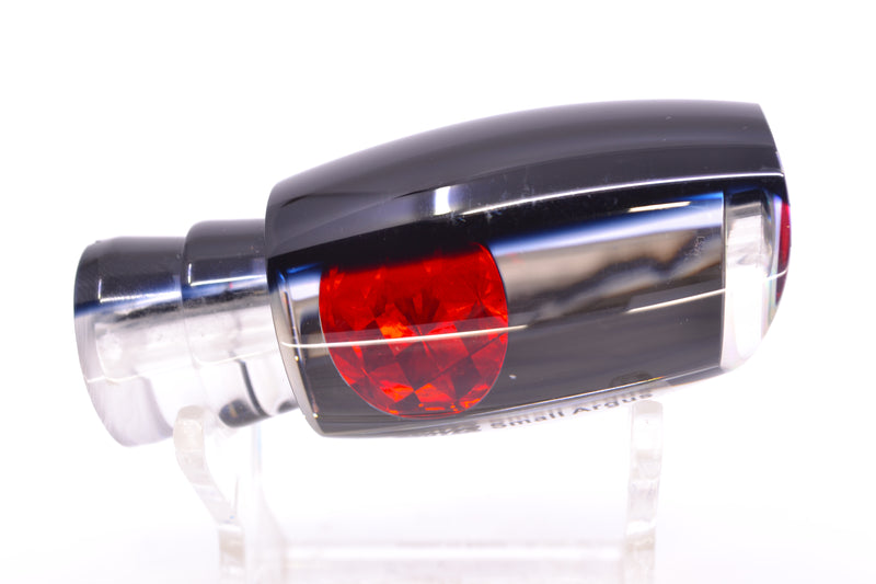 Moyes Lures Clear Mirrored Black Back Red Eyes Small Argus 9" 2oz