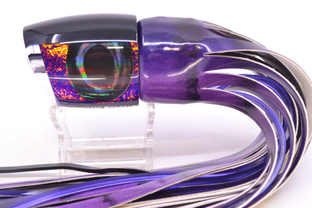 Moyes Lures Purple-Pink Dichro Black Back Bushmaster 12" 7.5oz FT Vinyl Grape Juice
