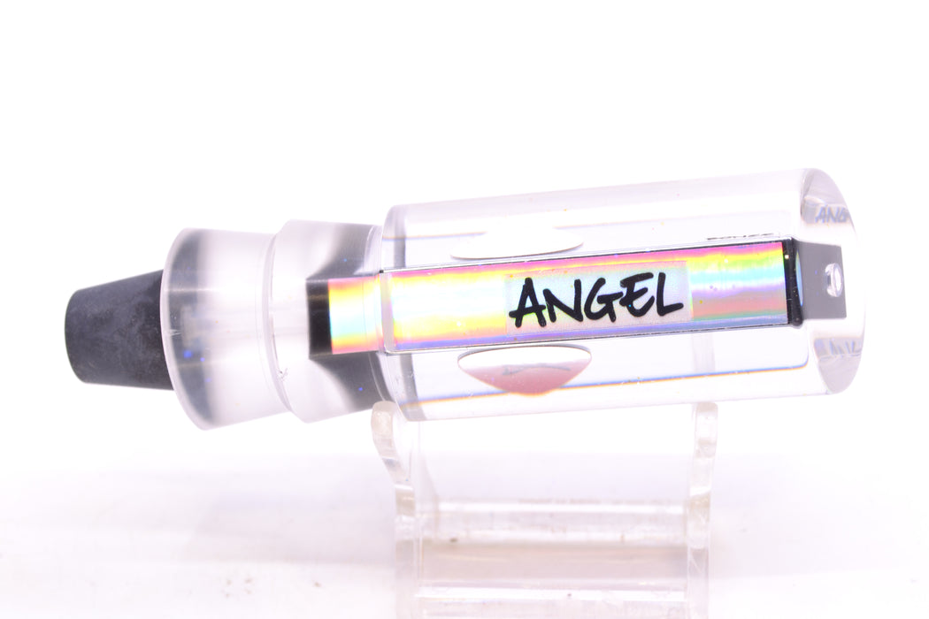 Bonze Lures Clear Mirrored Red Eyes Angel 10" 4.5oz