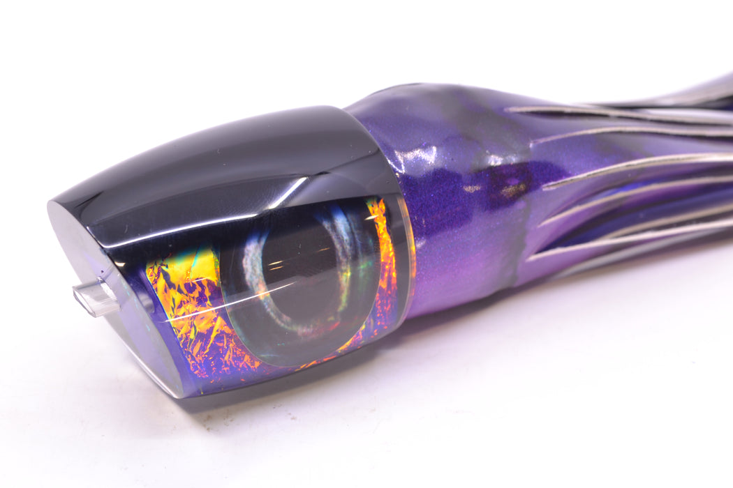 Moyes Lures Purple-Pink Dichro Black Back Bushmaster 12" 7.5oz FT Vinyl Grape Juice