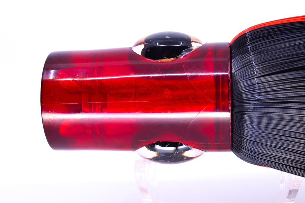 Iland Lures Black-Red Stripe Hair Red Head Iland Express 10.5" 3oz EX223-BK/ERD/BK