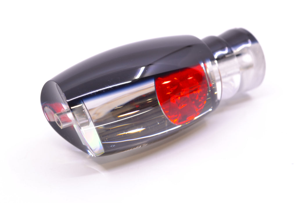 Moyes Lures Clear Mirrored Black Back Red Eyes Small Argus 9" 2oz