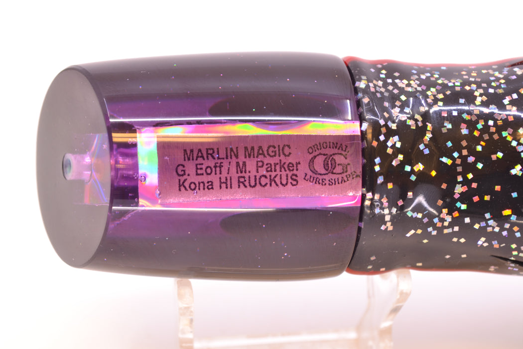 Marlin Magic Purple MOP Black Back Taxi Eyes Ruckus 12" 11oz Skirted Black/Purple
